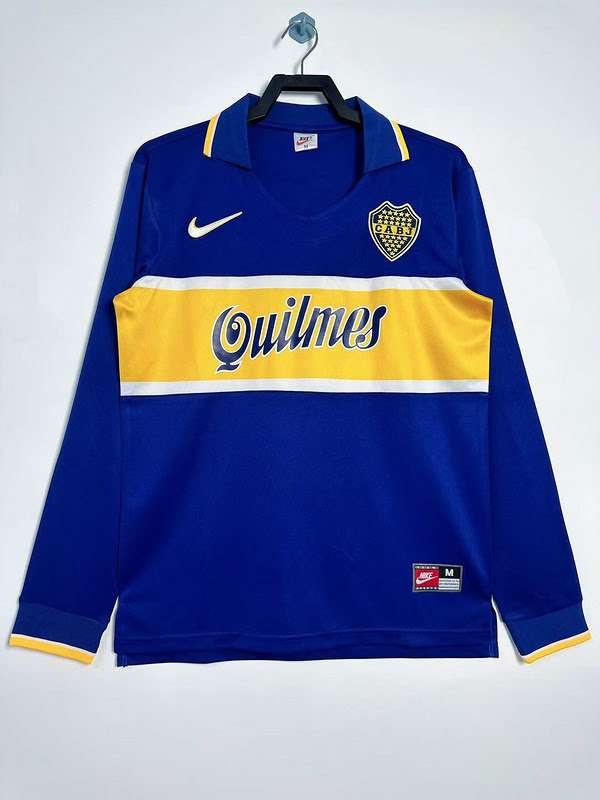 Retro 96/97 Boca home long sleeve S-2XL — foto 1