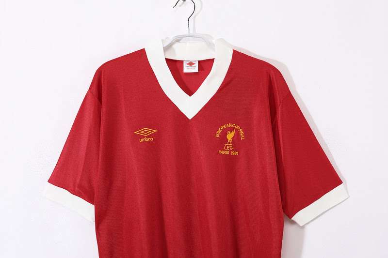 Retro 80-81 Liverpool home S-2XL — foto 3