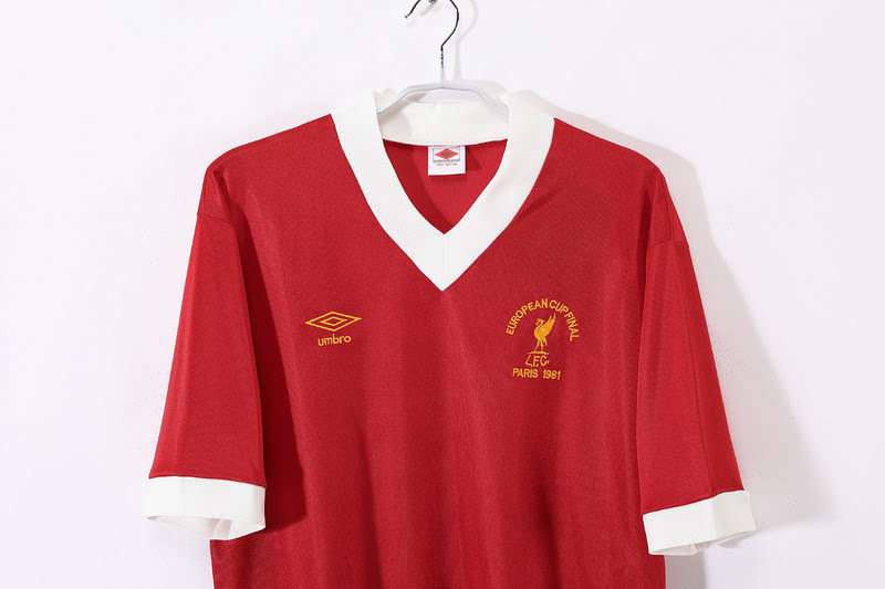 Retro 80-81 Liverpool home S-2XL — foto 5
