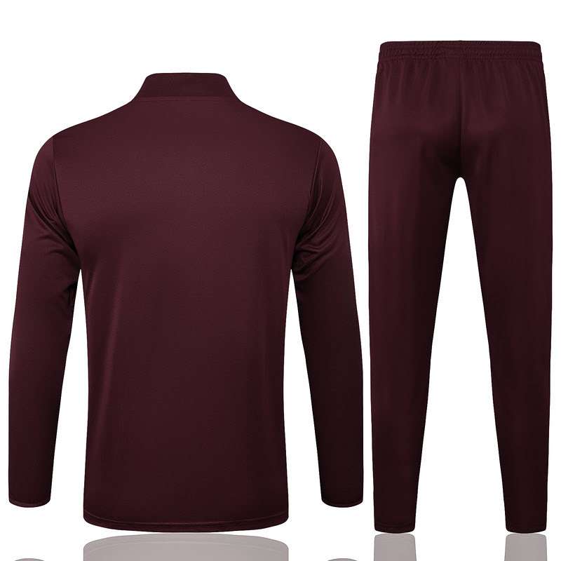 B2512 2425 Bayern deep red training suit half zipper Size S-XXL — foto 2