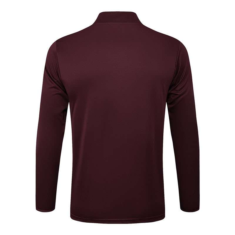 B2512 2425 Bayern deep red training suit half zipper Size S-XXL — foto 3