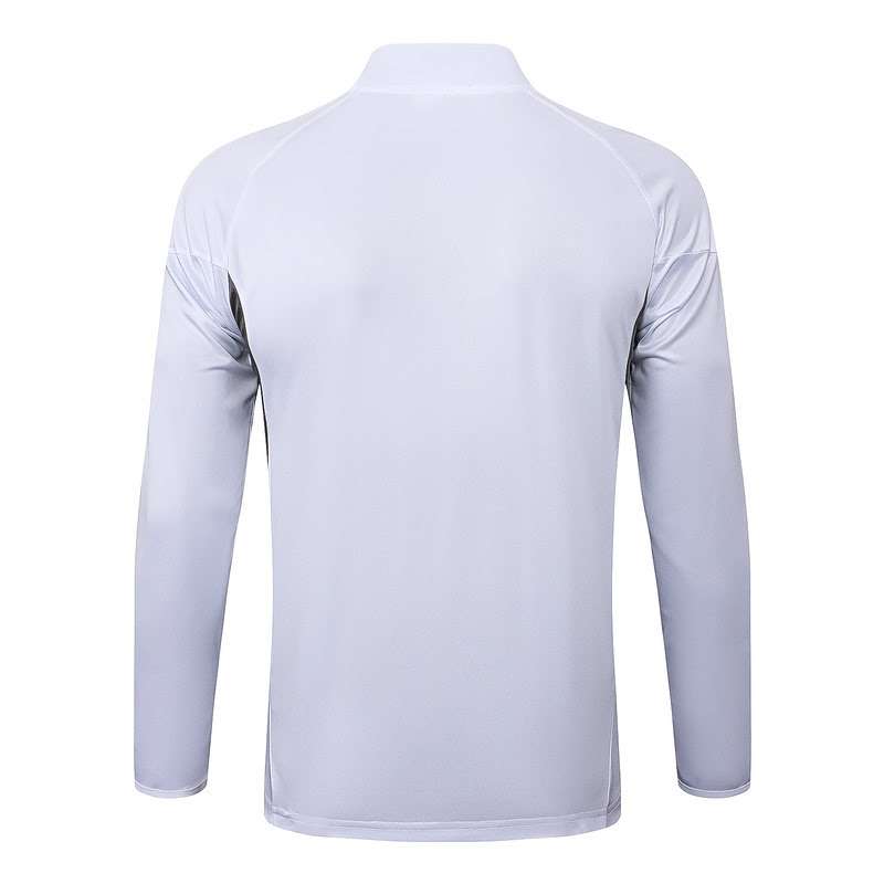 B2522 2526 MIAMI half zipper white training suit S-XXL — foto 3