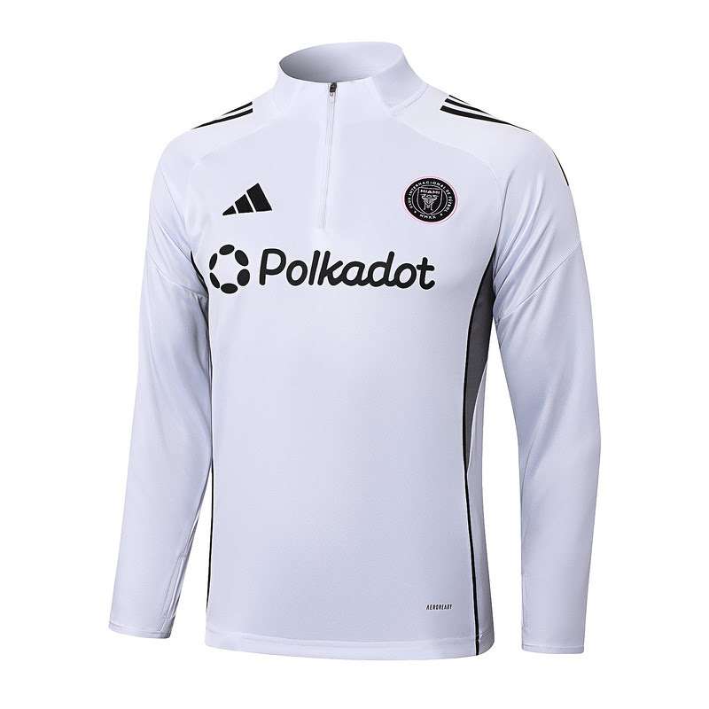 B2522 2526 MIAMI half zipper white training suit S-XXL — foto 5