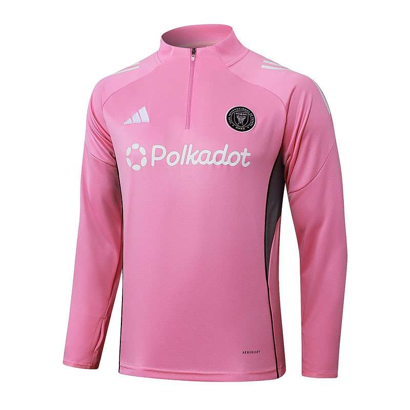 B2523 2526 MIAMI half zipper pink training suit S-XXL — foto 3