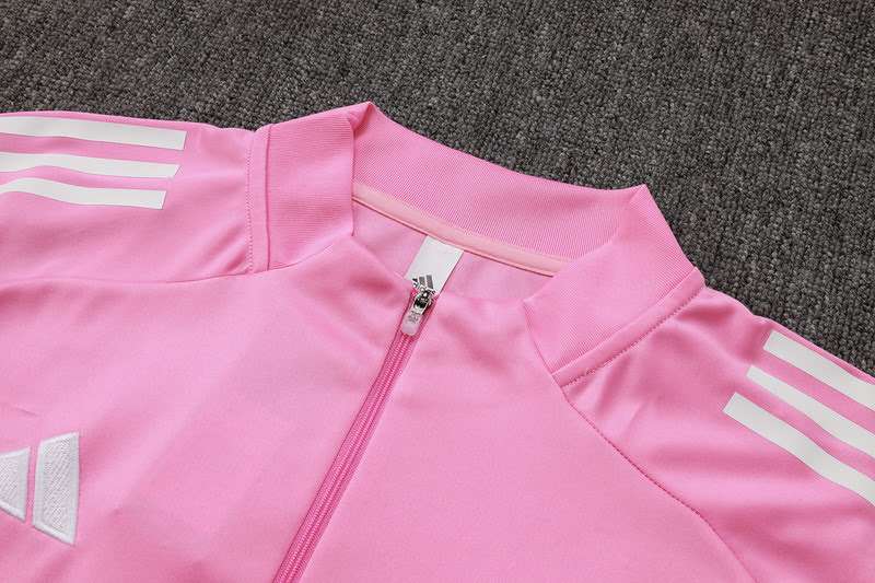 B2523 2526 MIAMI half zipper pink training suit S-XXL — foto 5