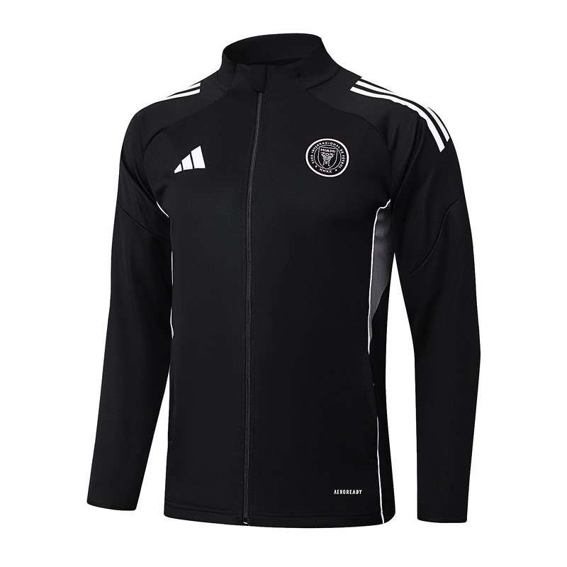 A2511 2526 MIAMI long zipper black training suit S-XXL — foto 4