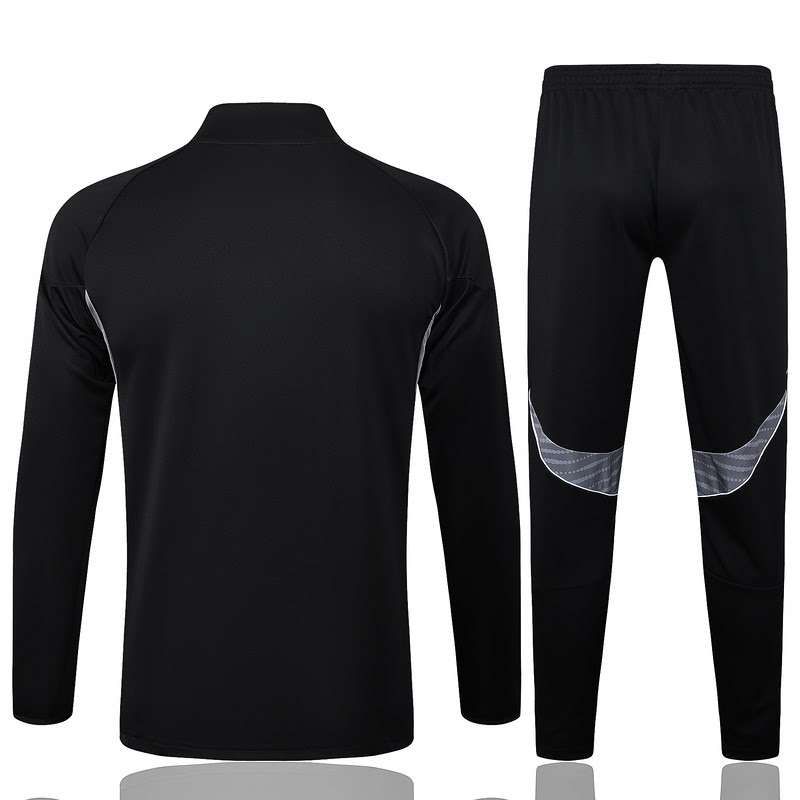 A2511 2526 MIAMI long zipper black training suit S-XXL — foto 2