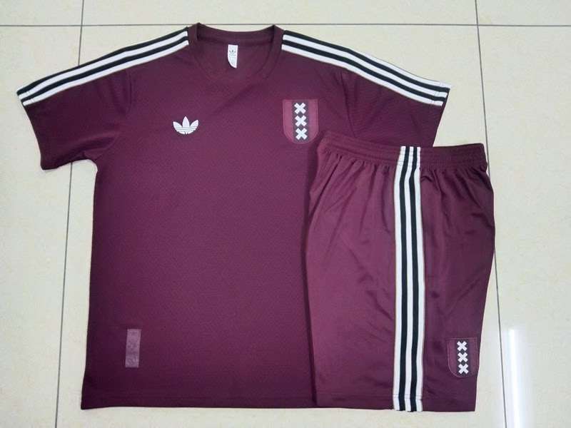 D2528 2526 Ajax deep red taining suit S-XXL — foto 4