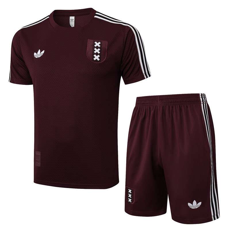 D2528 2526 Ajax deep red taining suit S-XXL — foto 1