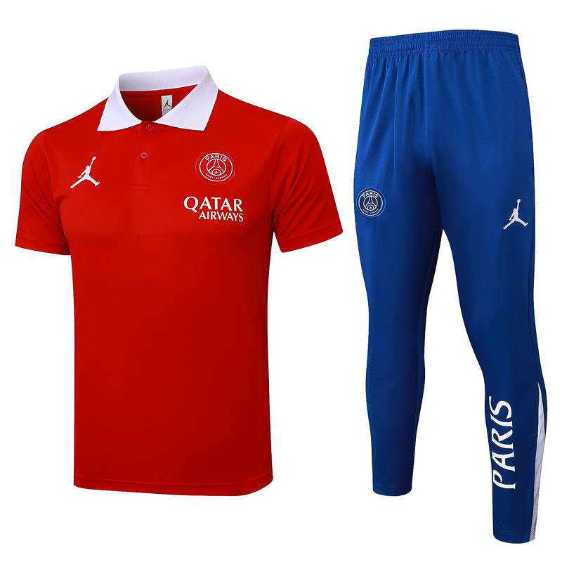 C1160 2425 Polo PSG red kit S-XXL — foto 1