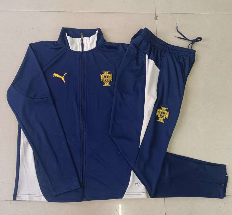 A2514 2526 LONG zipper Portugal deep blue kit S-XXL — foto 5