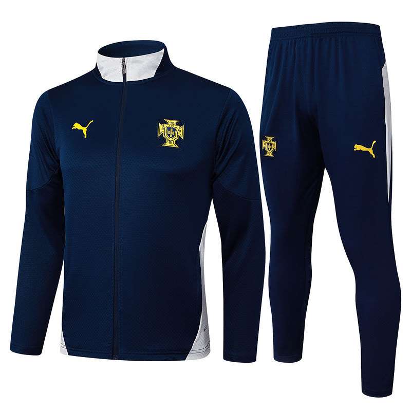A2514 2526 LONG zipper Portugal deep blue kit S-XXL — foto 1