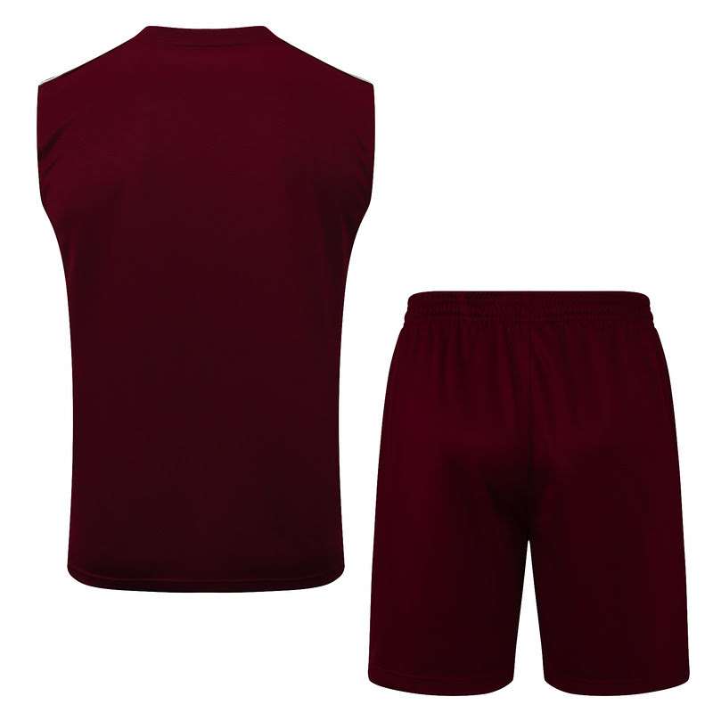 D2531 2526 Ajax deep red taining suit vest S-XXL — foto 2