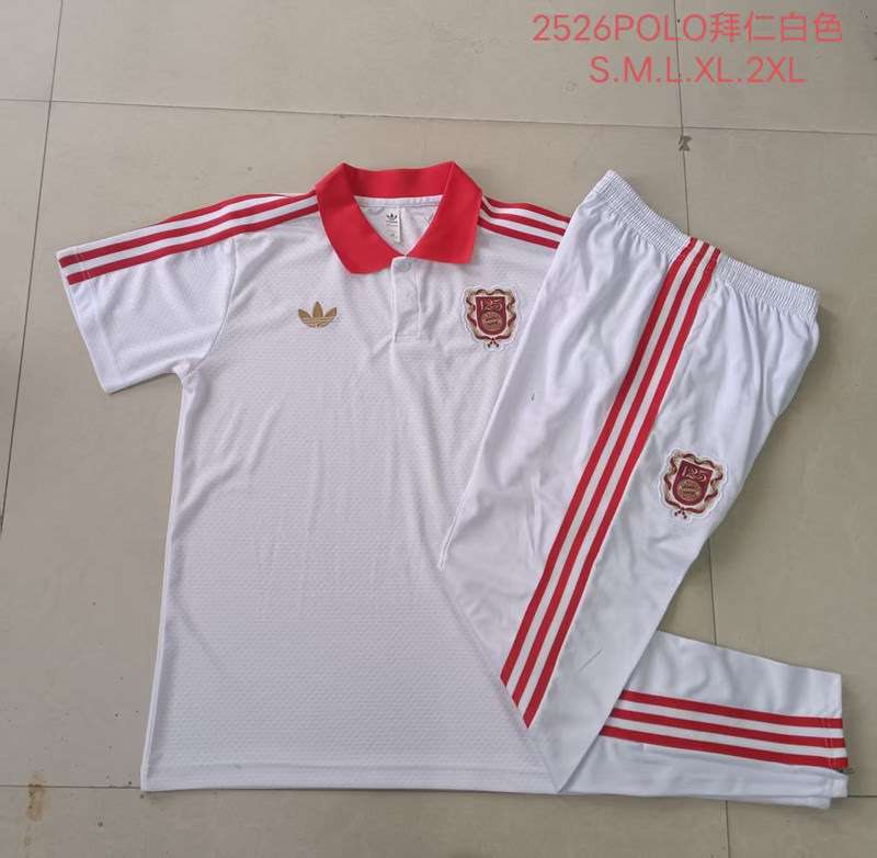 C2510# 2526 Polo Bayern WHITE kit S-XXL — foto 5