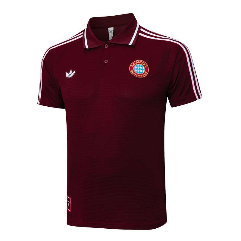 C2514# 2526 Polo Bayern deep red kit S-XXL — foto 3