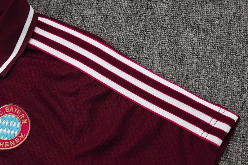 C2514# 2526 Polo Bayern deep red kit S-XXL — foto 5