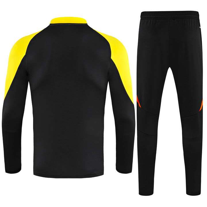 2526 Atletico Mineiro half zipper  black and yellow S-XXL — foto 2