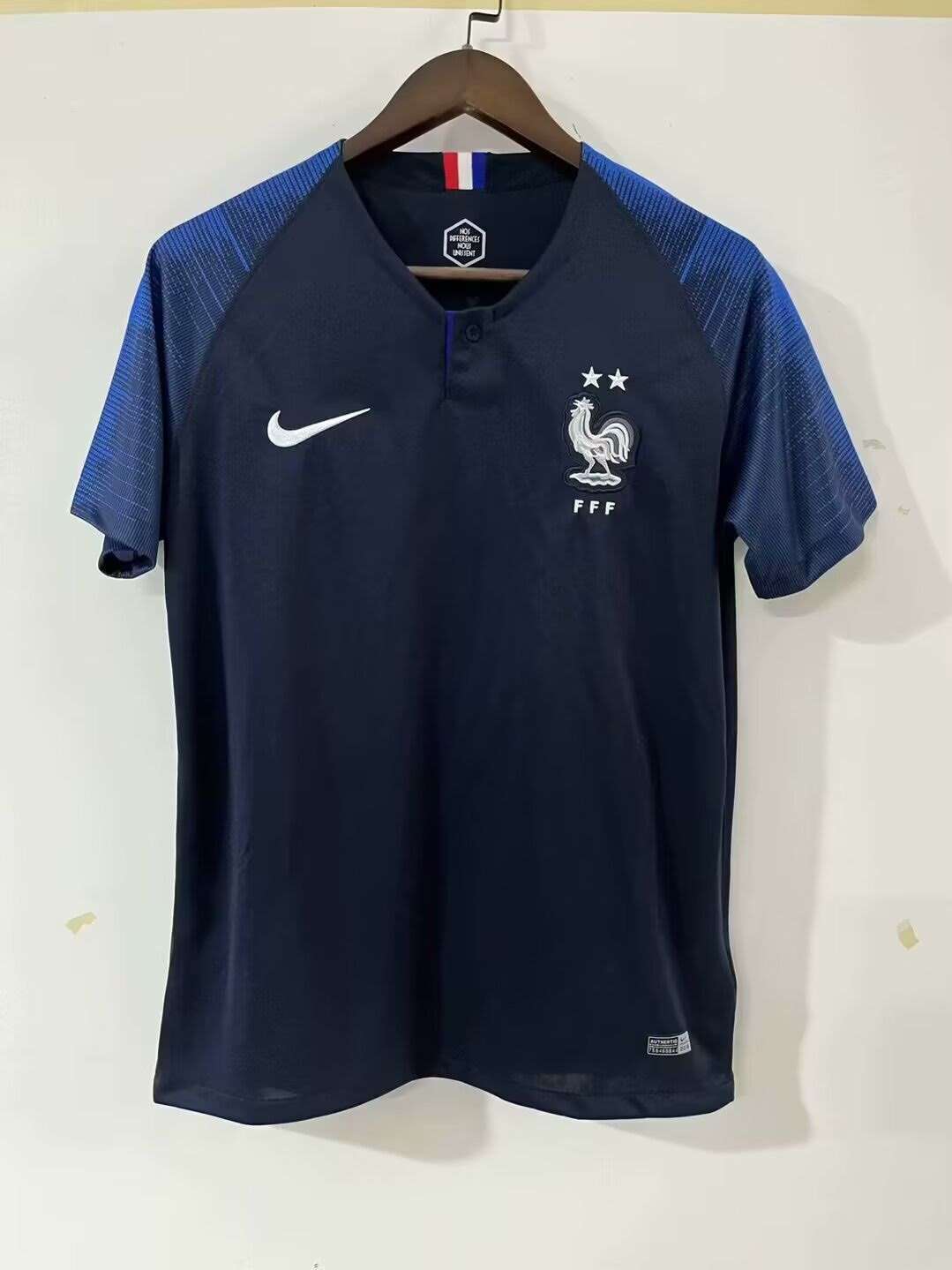Retro 2018 France Home S-4XL — foto 1