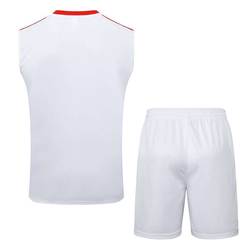 D2536 2526 Bayern white taining suit vest S-XXL — foto 2