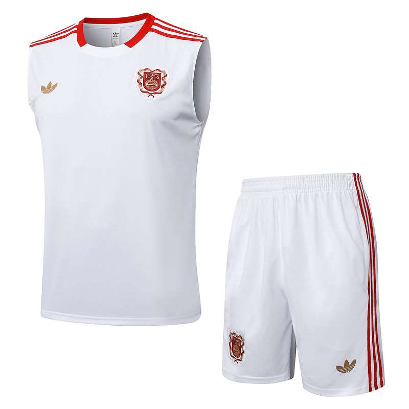 D2536 2526 Bayern white taining suit vest S-XXL — foto 1