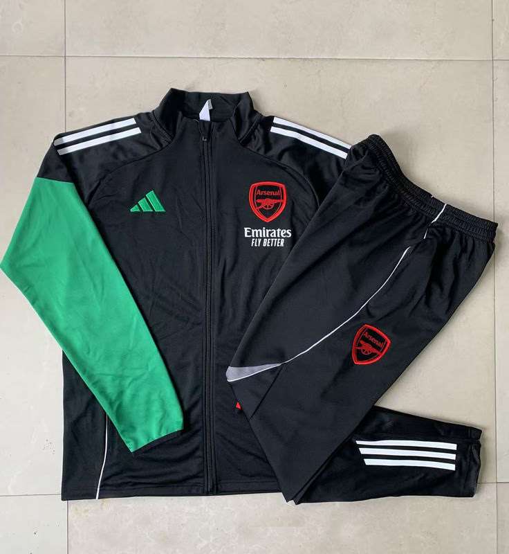A2527 2526 Arsenal black taining suit kit S-XXL — foto 5