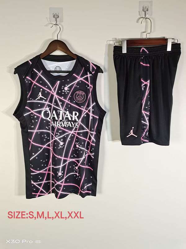2526 Paris training suit purple vest S-XXL adule and kids — foto 4