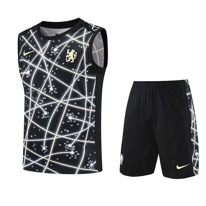 2526 chelsea training suit black vest S-XXL — foto 1