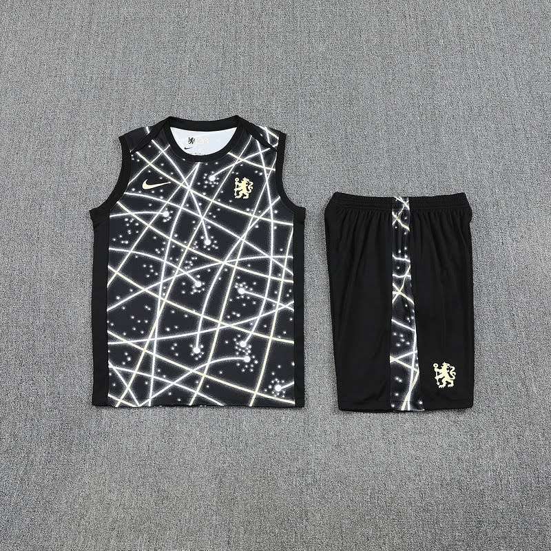 2526 chelsea training suit black vest S-XXL — foto 5