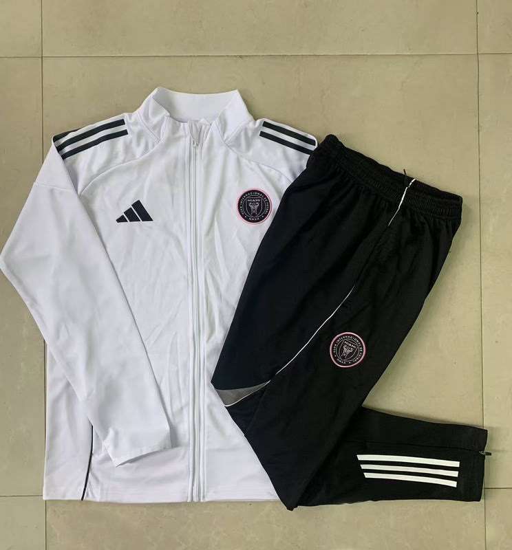 A2534 2526 MIAMI long zipper white training suit S-XXL — foto 5