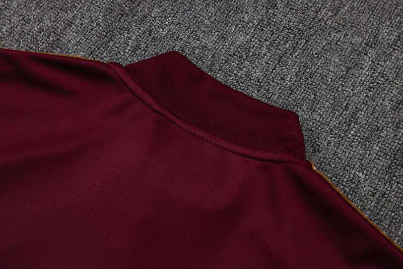 B2540 2526 Ajax half zipper deep red training suit Size S-XXL — foto 5