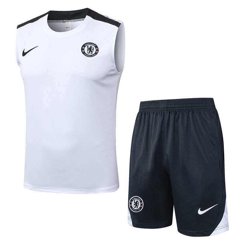 D2573 2526 Chelsea WHITE vest training kit S-XXL — foto 1