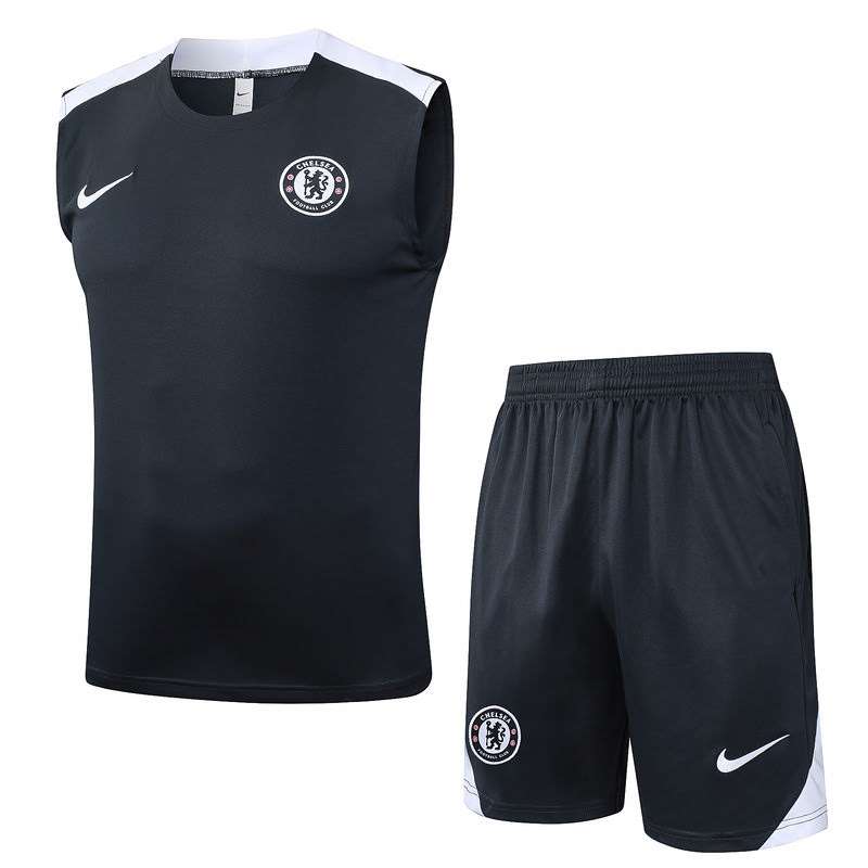 D2575 2526 Chelsea deep grey vest training kit S-XXL — foto 1