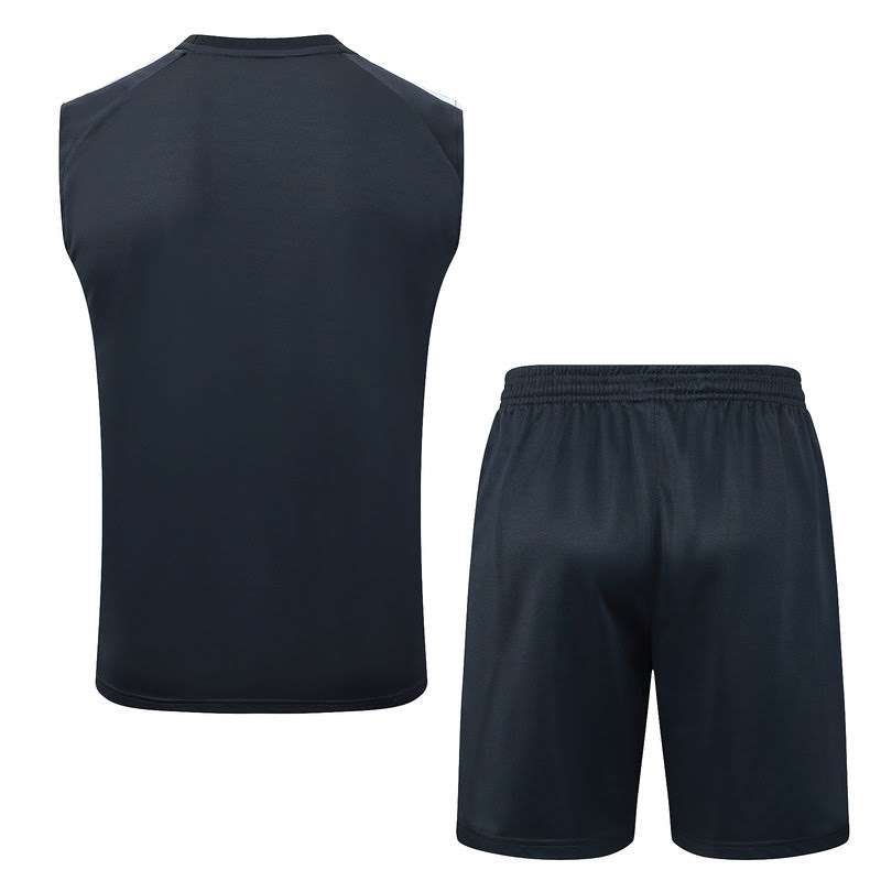 D2584 2526 Argentina training suit kit deep grey  vest S-XXL — foto 2