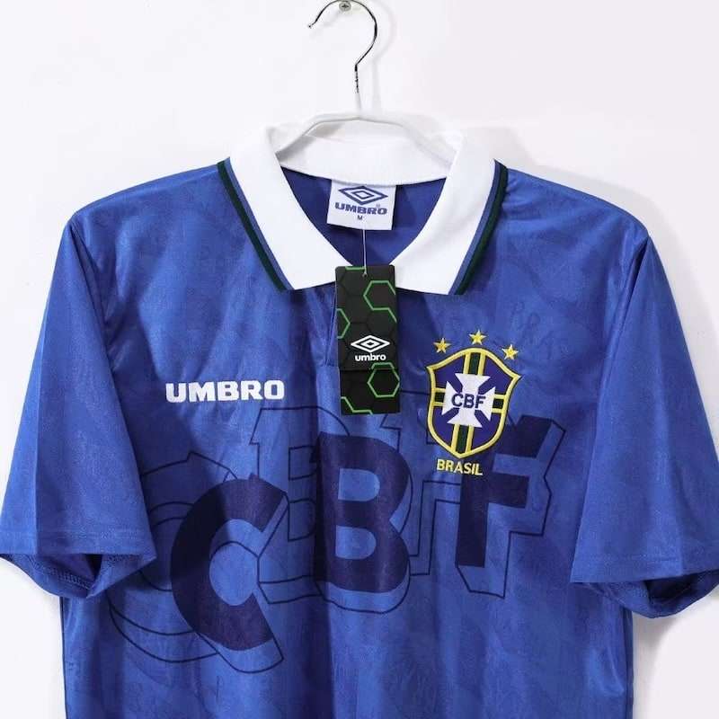 Retro 1991-1993 Brazil Away Jersey S-2XL — foto 3