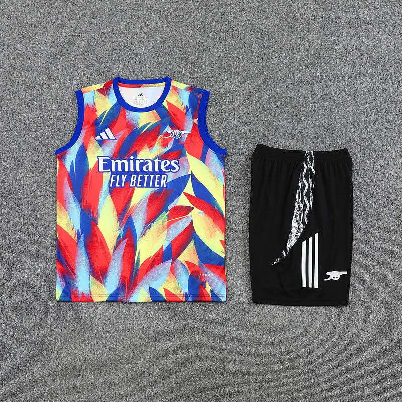 2526 Arsenal kit red and yellow vest S-XXL — foto 5