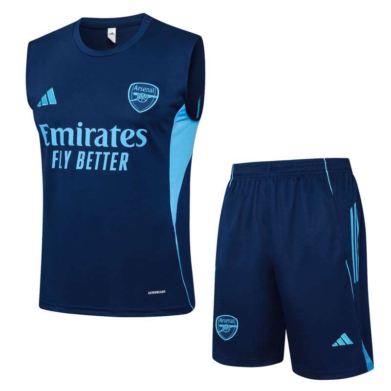 D2571# 2526 Arsenal Royal Blue Vest Suit S-2XL — foto 1