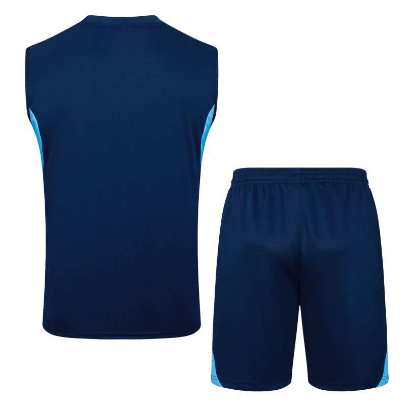 D2571# 2526 Arsenal Royal Blue Vest Suit S-2XL — foto 2