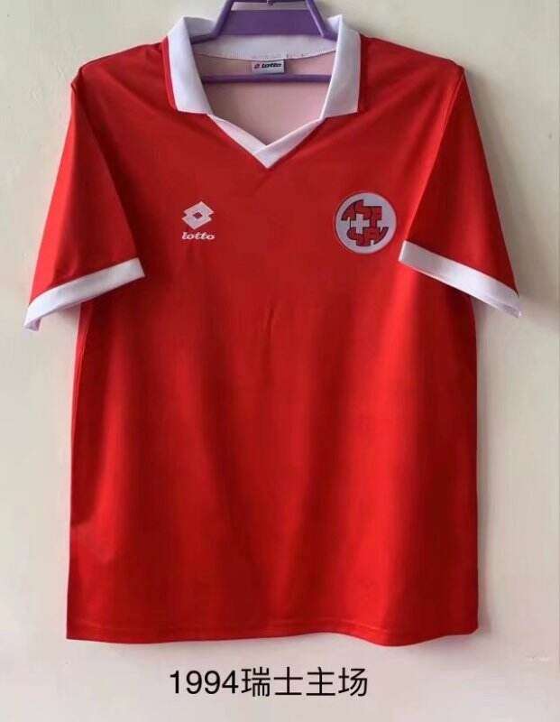 1994 retro Switzerland Retro Home Jersey S-2XL — foto 1