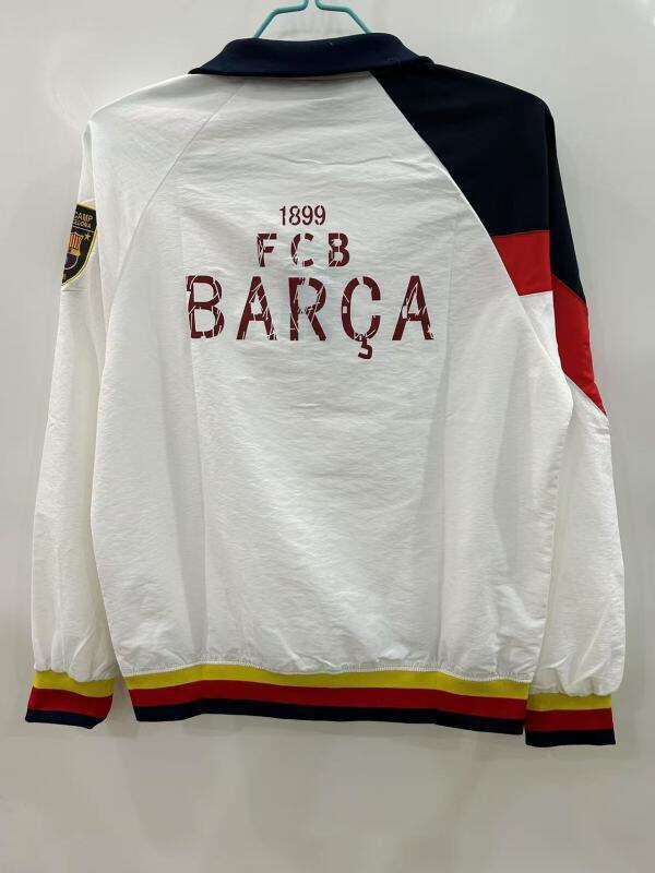 Barcelona White Single-Sided Windbreaker S-2XL — foto 2