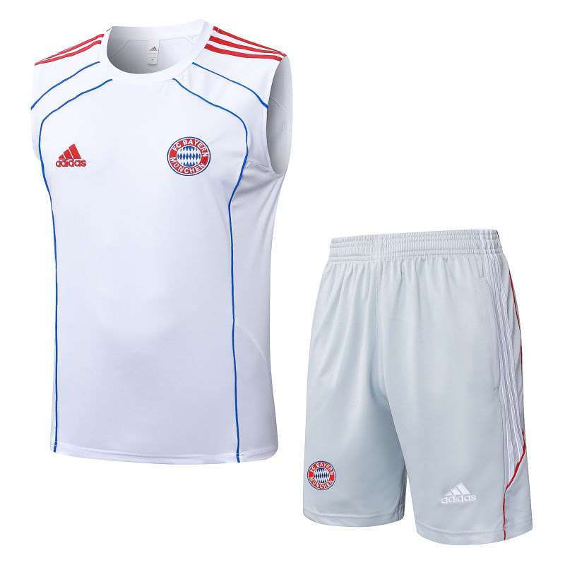 D25104# 2526 Bayern White Vest Suit S-2XL — foto 1