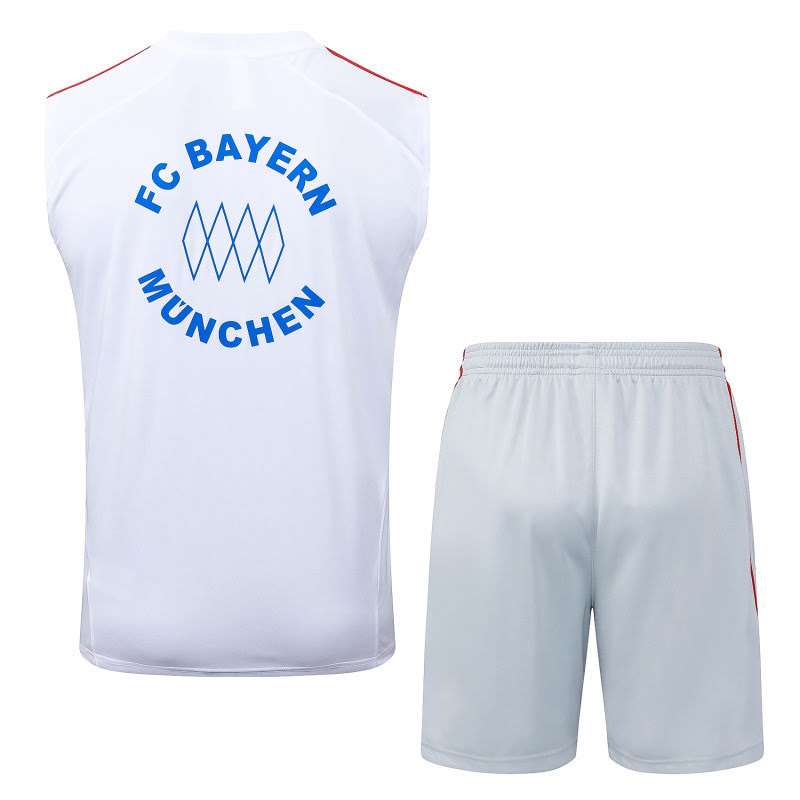 D25104# 2526 Bayern White Vest Suit S-2XL — foto 2