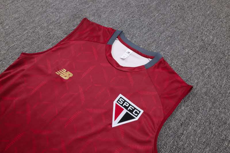 D25115# 2526 Sao Paulo Deep Red Inkjet Vest Suit S-2XL — foto 4