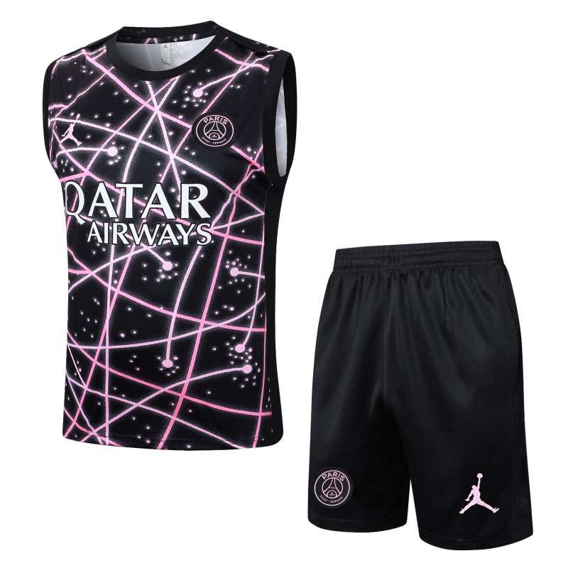 D25124# 2526 Paris Black Star Inkjet Vest Suit S-2XL — foto 1