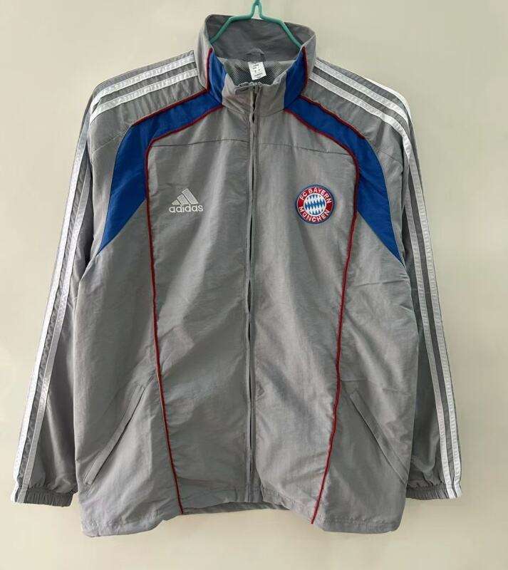 Bayern grey hem single-sided embroidered windbreaker S-2XL — foto 1