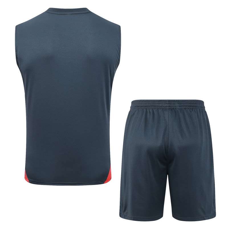 D25142# 2526 Bayern dark grey vest suit S-2XL — foto 2