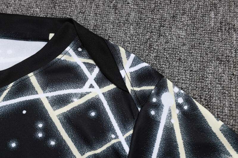 D2590# 2526 Chelsea Black Star Inkjet Short Sleeve Suit S-2XL — foto 4