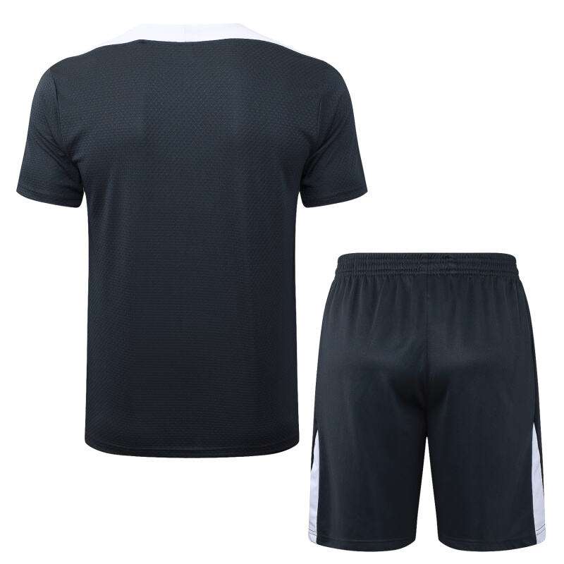 D2598# 2526 Chelsea dark grey short-sleeved suit S-2XL — foto 2