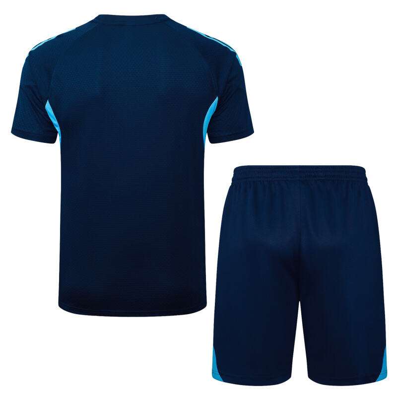 D2599# 2526 Arsenal Blue Short Sleeve Suit S-2XL — foto 2
