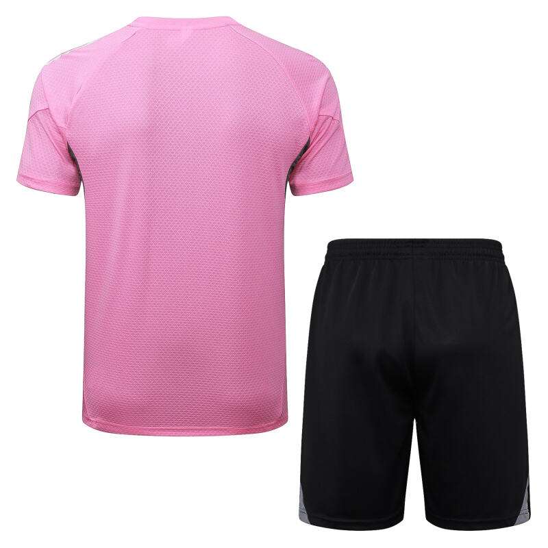 D25102# 2526 Miami Pink Short Sleeve Suit S-2XL — foto 2