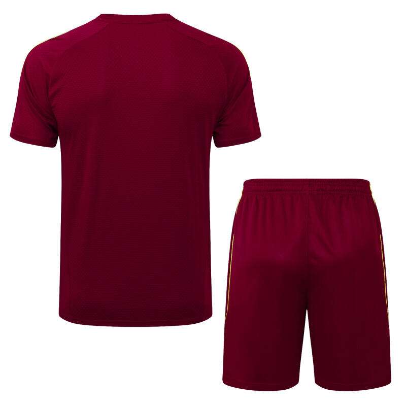 D25107# 2526 Arsenal Dark Red Retro Edition Short Sleeve Suit S-2XL — foto 2